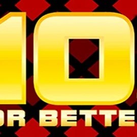 10s or Better slot logo by 1x2gaming at Qzino Casino