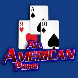 Official Table Games logo: All American Poker by RTG (Reel Time Gaming) at Qzino Casino