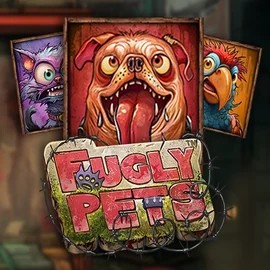 Fugly Pets game by Stakelogic – logo hosted on Qzino Casino