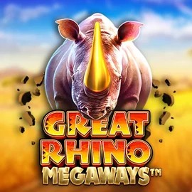 Official Slots logo: Great Rhino Megaways by Pragmatic Play at Qzino Casino