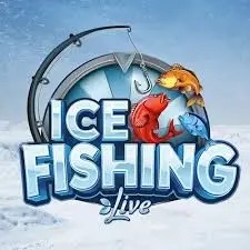 Ice Fishing Live logo by Evolution at Qzino Casino