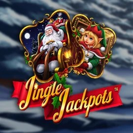 Jingle Jackpots slot logo by Dragon Gaming at Qzino CasinoJingle Jackpots