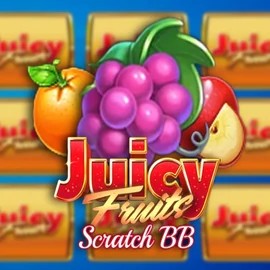 Juicy Fruits Scratch BB slot logo by Barbara Bang at Qzino CasinoJuicy Fruits Scratch BB