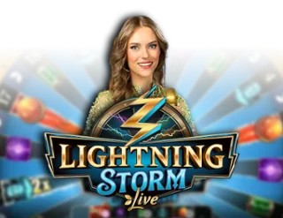 Lightning Storm game by Evolution – logo hosted on Qzino Casino