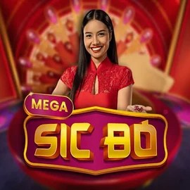 Mega Sic Bo slot logo by Pragmatic Play at Qzino Casino