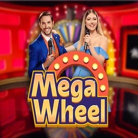 Mega Wheel online game logo by Pragmatic Play on qzinocasino.com.de