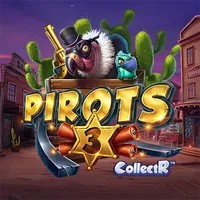 Pirots 3 logo – Slots by ELK Studios at Qzino Casino