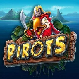 Pirots slot logo by ELK Studios at Qzino CasinoPirots