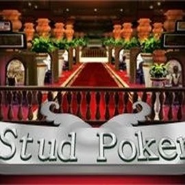 Stud Poker 3D slot logo by iSoftBet at Qzino Casino